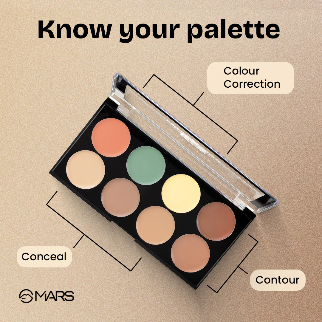 MARS Fantasy Face Concealer Palette | 16 g | iBellaa