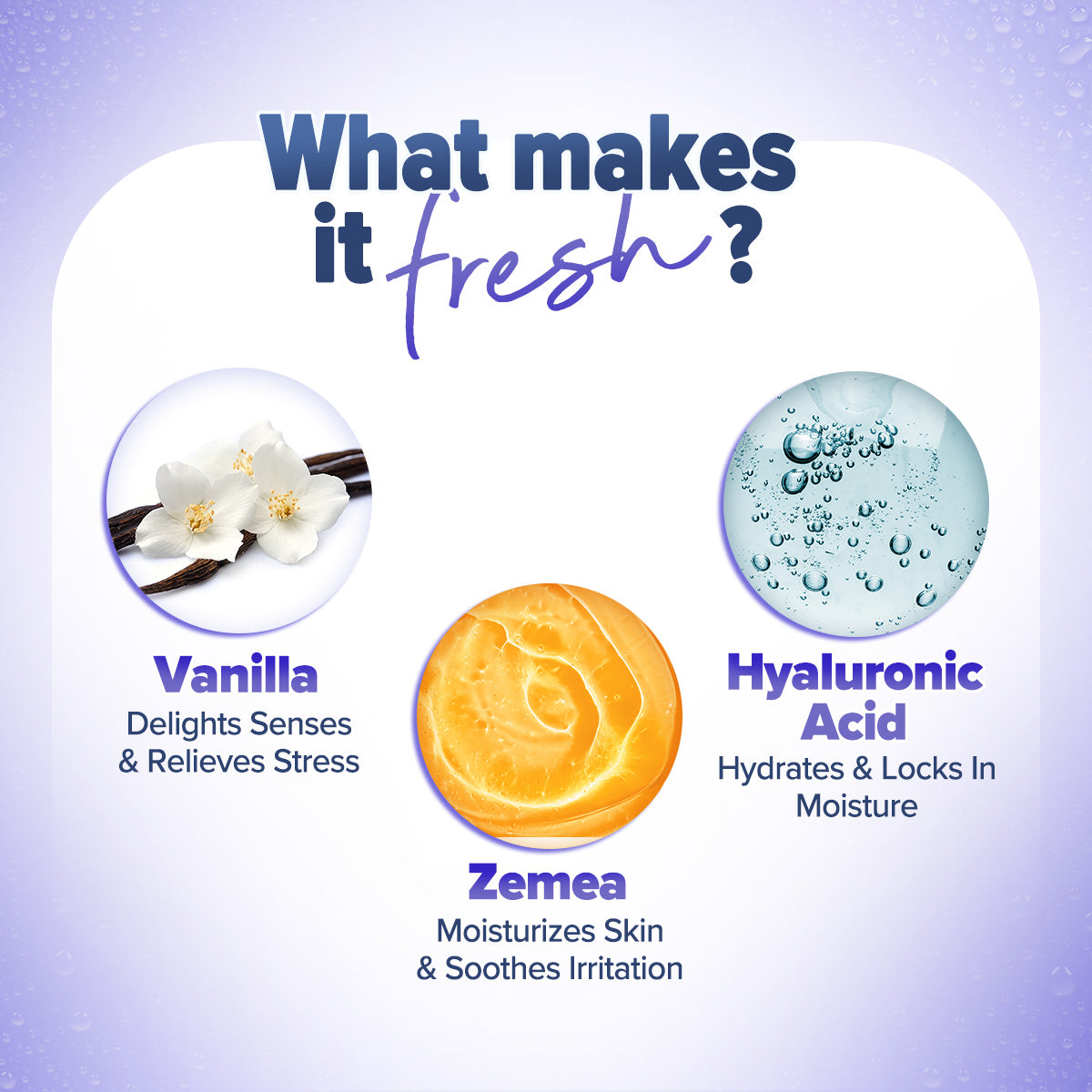 Aqualogica Refresh+ Sun Kissed Vanilla Perfume Body Mist with Zemea & Hyaluronic Acid - 150 ml | iBellaa