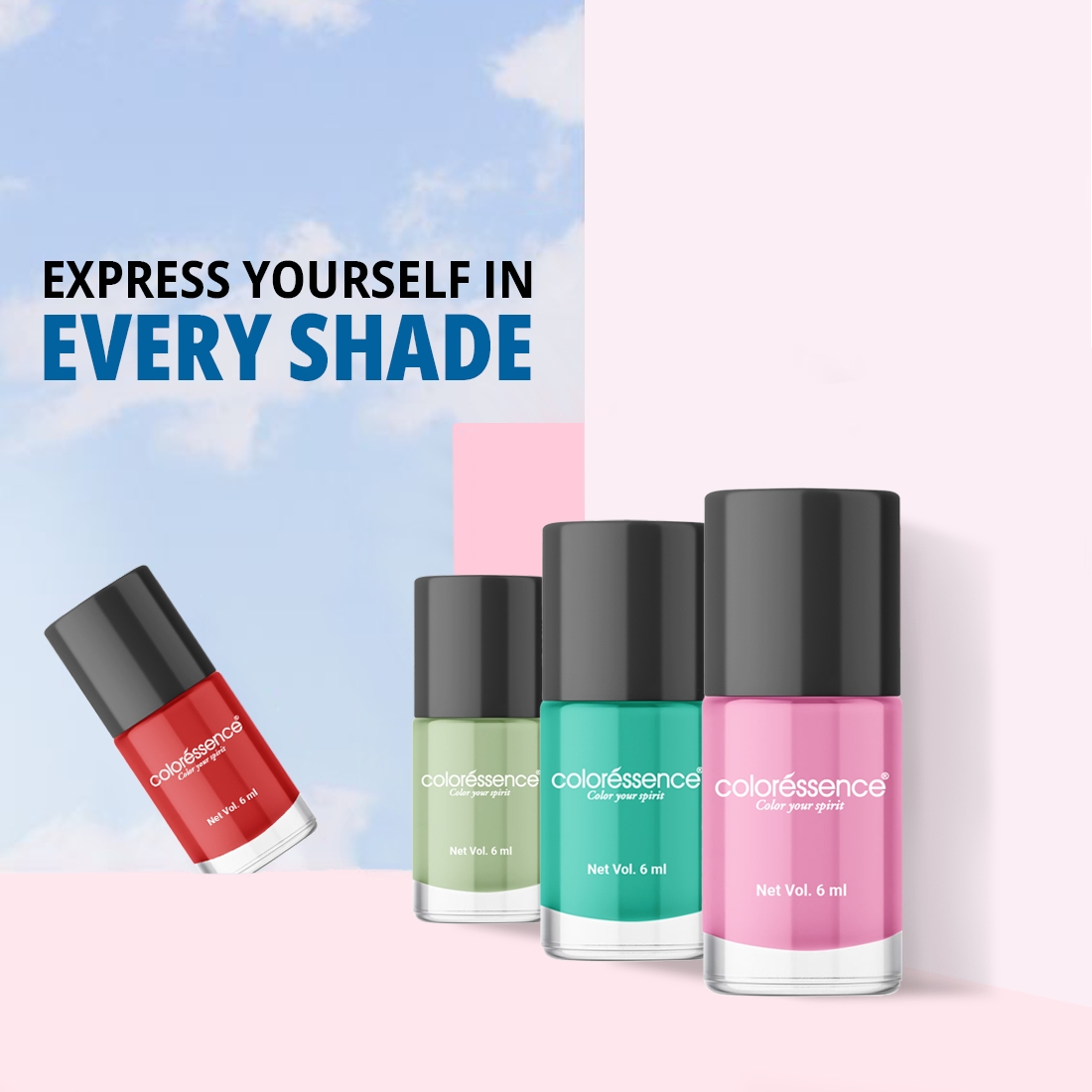 Coloressence Cute Coats Nail Polish | 6 ml | iBellaa