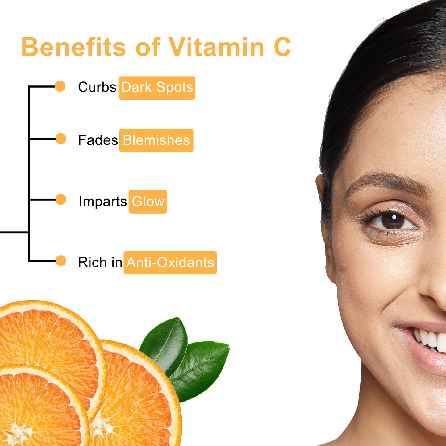 Good Vibes Anti Blemish Glow Toner Vitamin C with Power of Serum | 200 ml | iBellaa