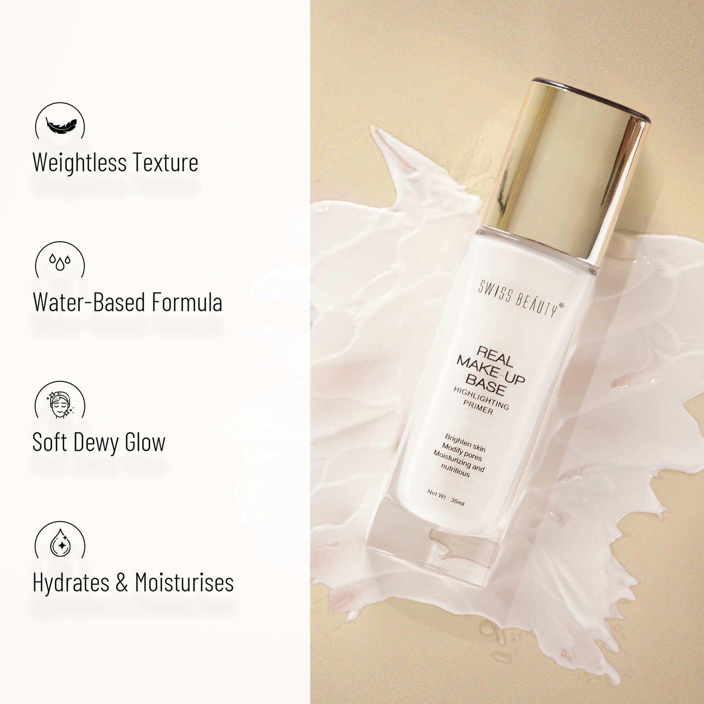 Swiss Beauty Highlighting Primer | 32 ml | iBellaa