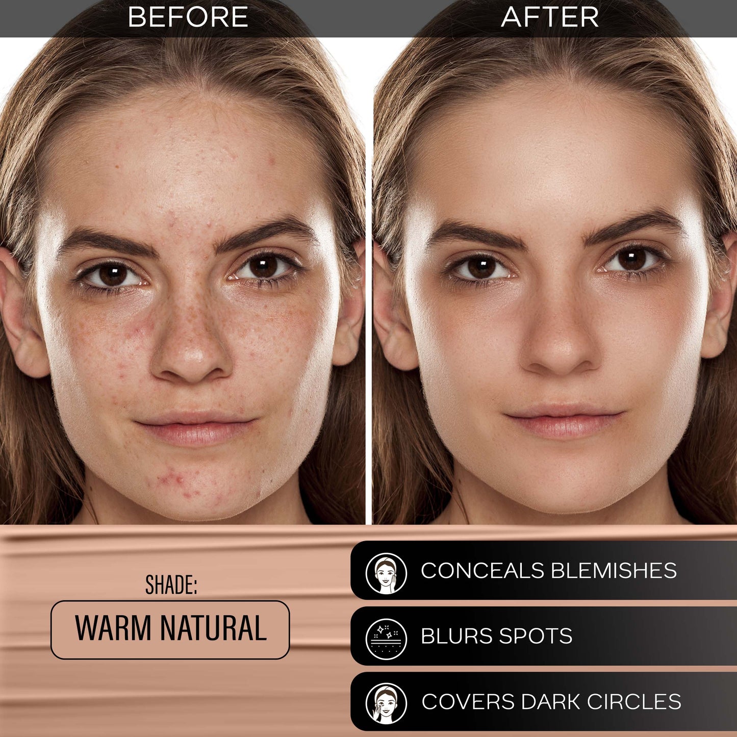 Faces Canada 3 in 1 All Day Hydra Matte Foundation | 25 ml | iBellaa