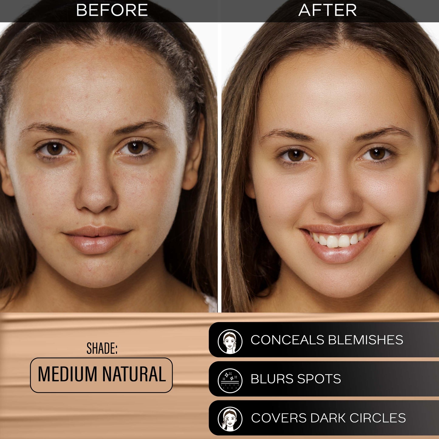 Faces Canada 3 in 1 All Day Hydra Matte Foundation | 25 ml | iBellaa