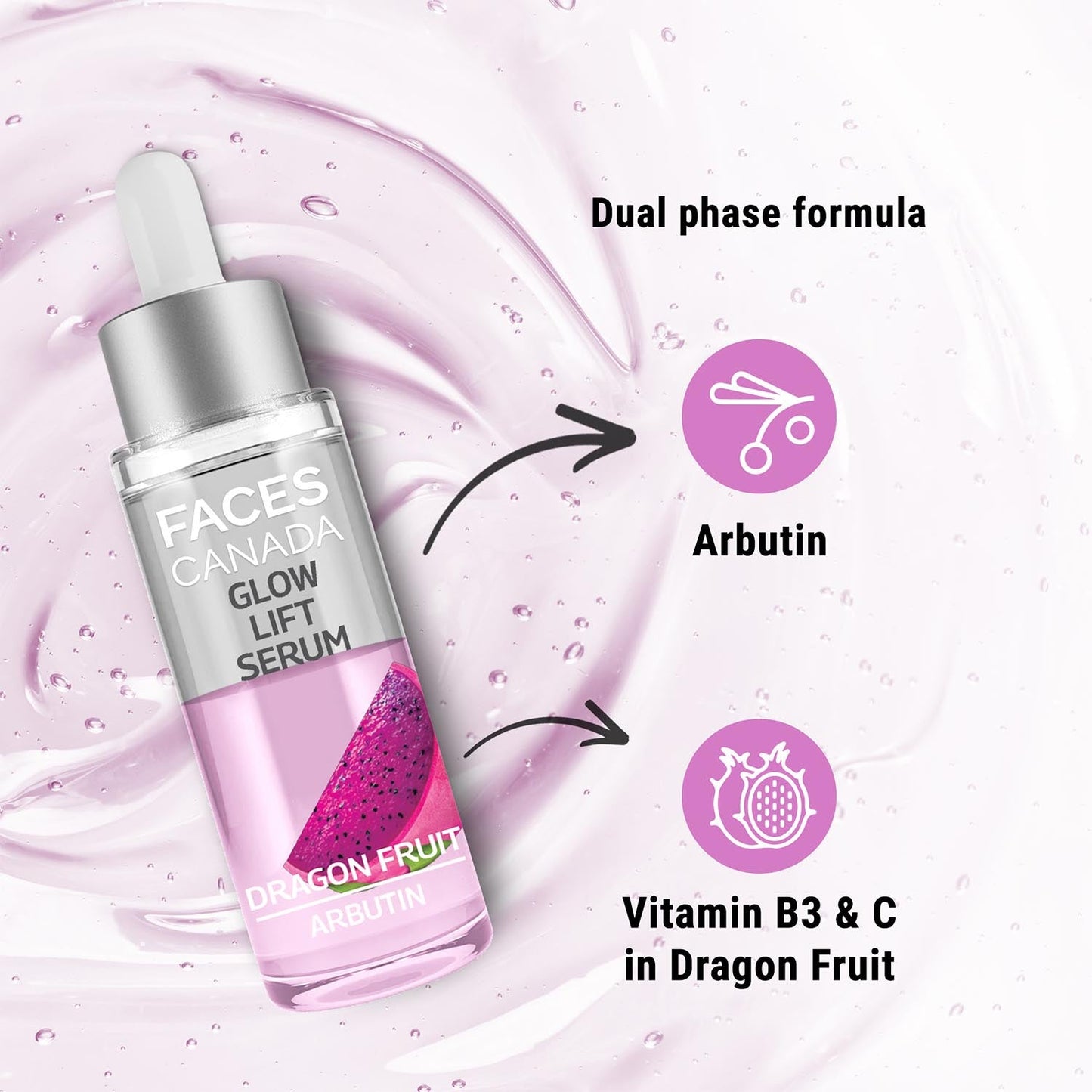 Faces Canada Glow Lift Serum Dragon Fruit | 27 ml | iBellaa