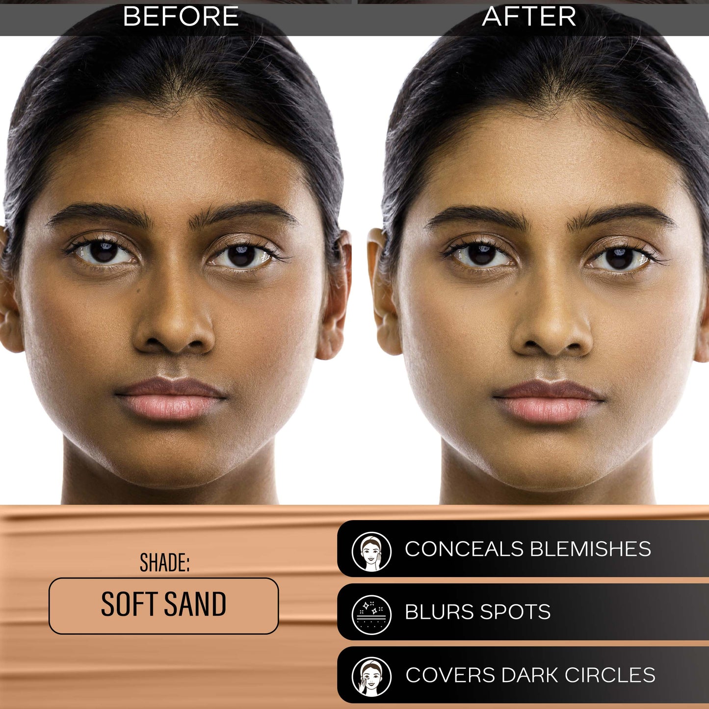 Faces Canada 3 in 1 All Day Hydra Matte Foundation | 25 ml | iBellaa