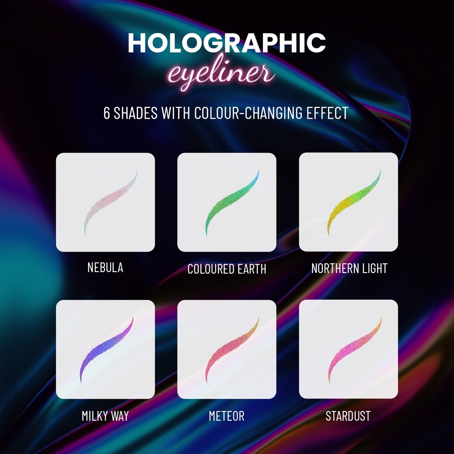 Swiss Beauty Holographic Eyeliner | 0.2 g | iBellaa