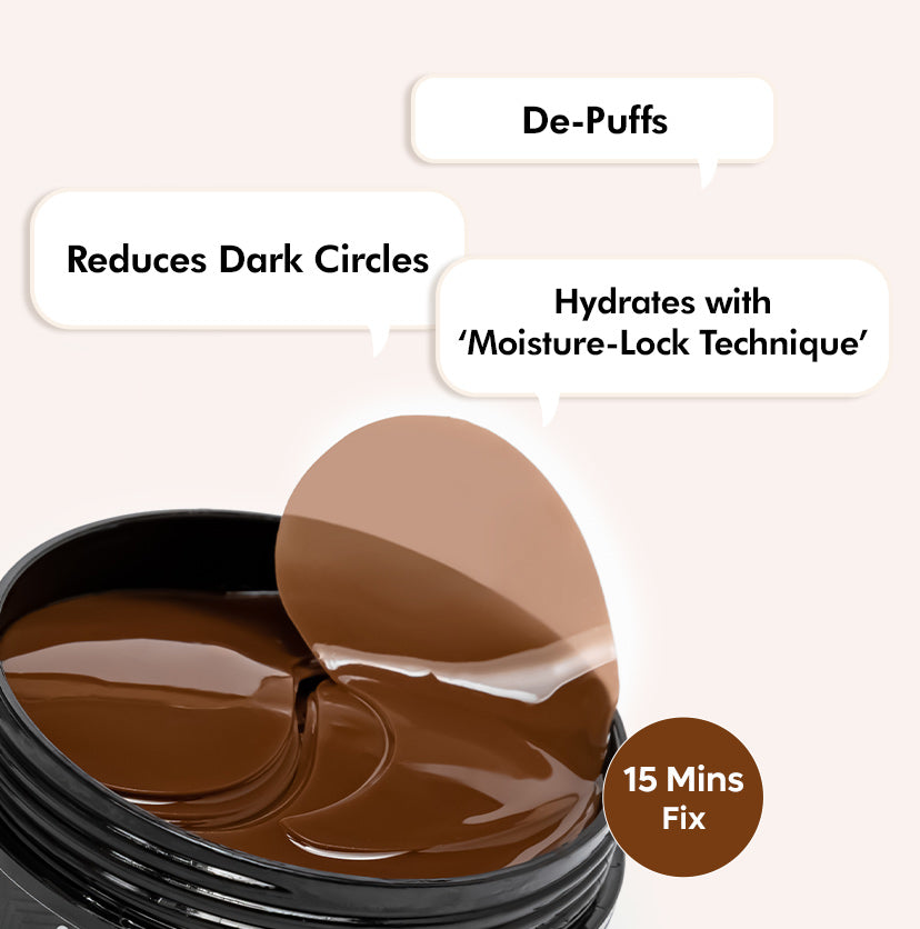 mCaffeine Coffee Hydrogel Under Eye Patches - 15 Pairs | iBellaa