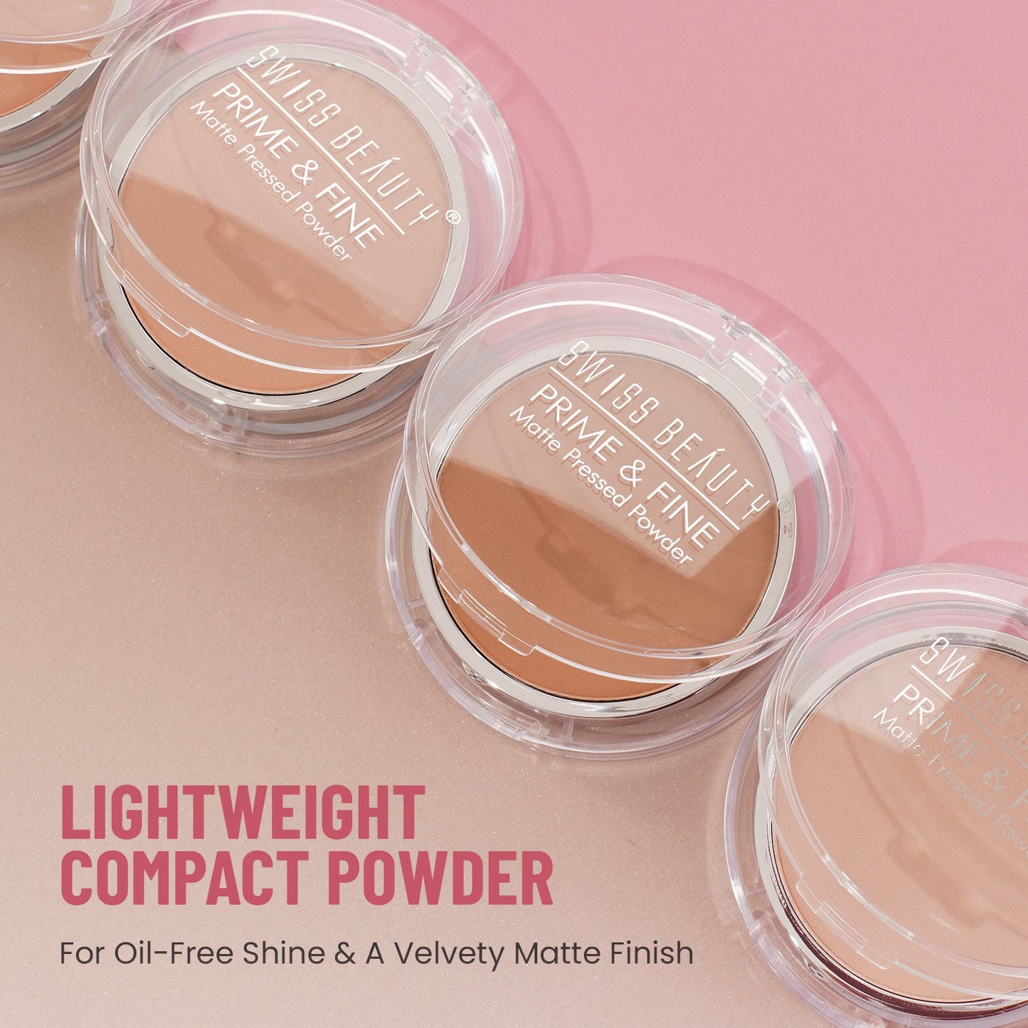Swiss Beauty Prime & Fine Compact Powder | 8 g | iBellaa
