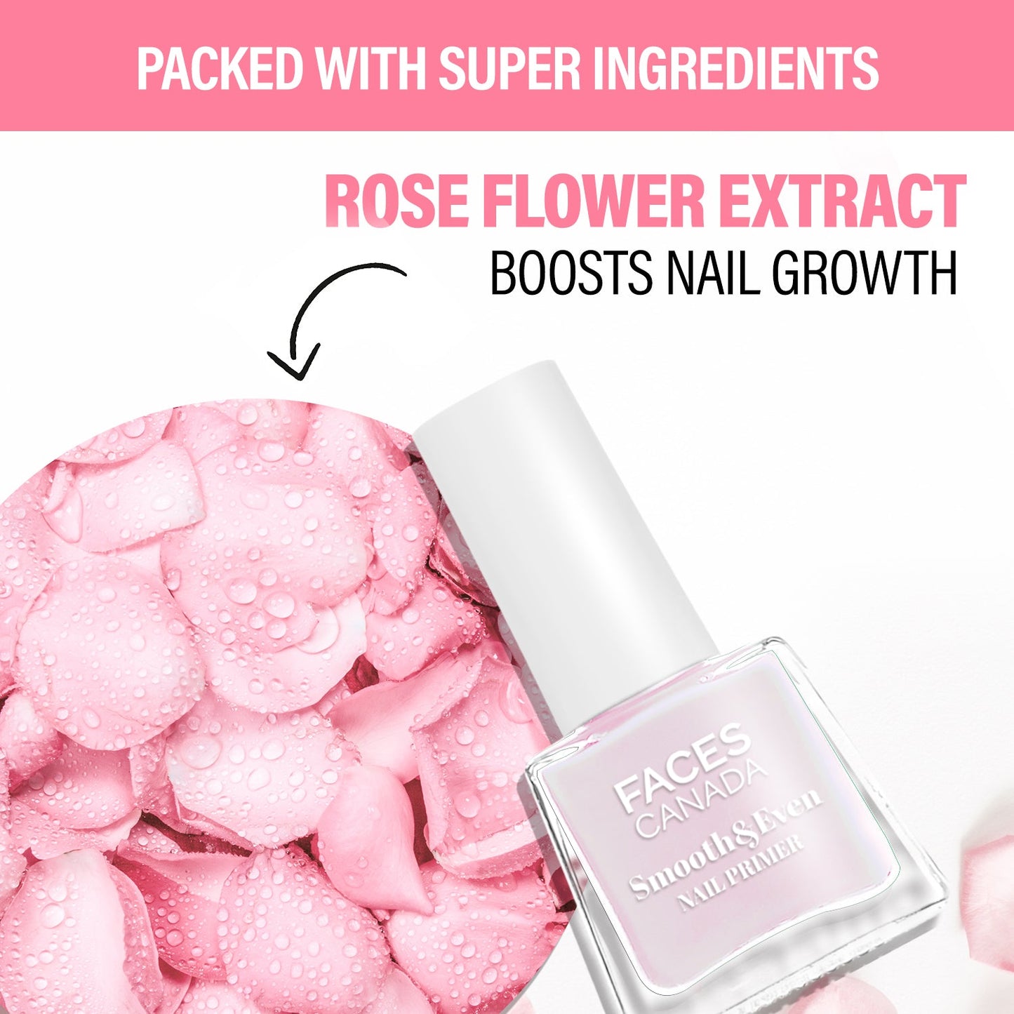 Faces Canada Smooth & Even Nail Primer | 5 g | iBellaa