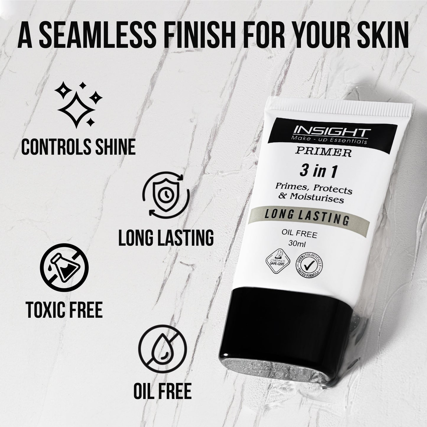Insight Cosmetics 3 In 1 Long Lasting Primer-10ml | iBellaa