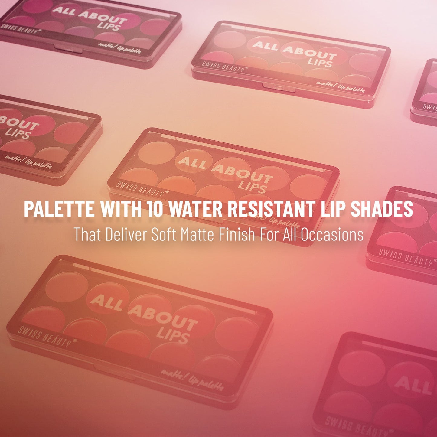 Swiss Beauty Matte Lip Palette | 12 g | iBellaa