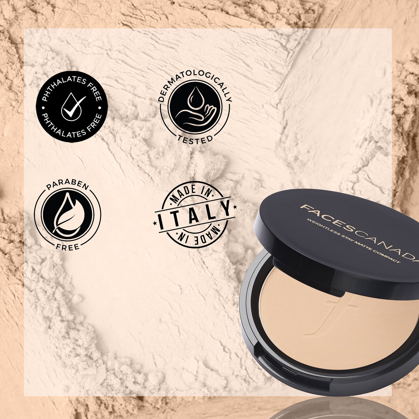 Faces Canada Weightless Matte Finish Compact | 9 g | iBellaa