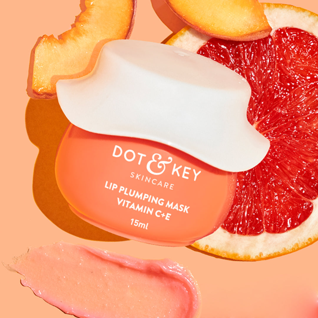 DOT & KEY Lip Plumping Mask with Vitamin C + E | 15 ml | iBellaa