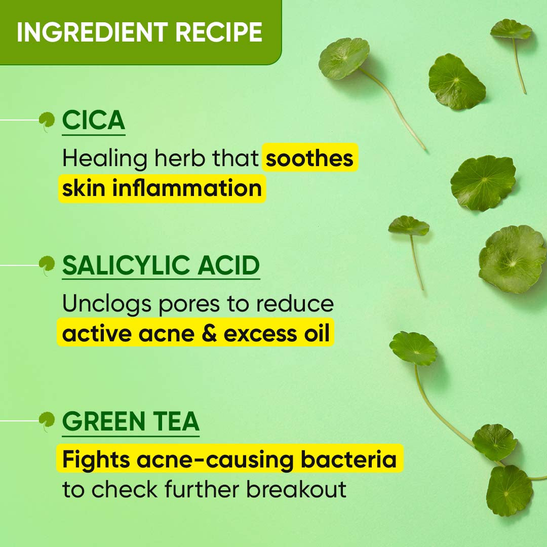DOT & KEY Cica + Salicylic Acid Gel Face Wash for Oily Skin | iBellaa