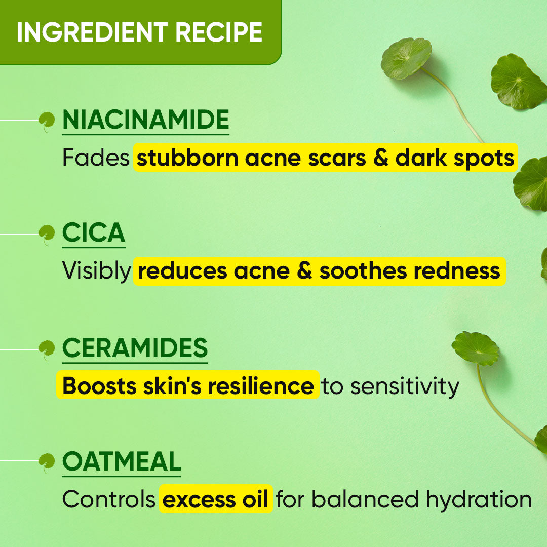 DOT & KEY Cica Calming Oil Free Moisturizer for Acne Prone Skin | 60 g | iBellaa
