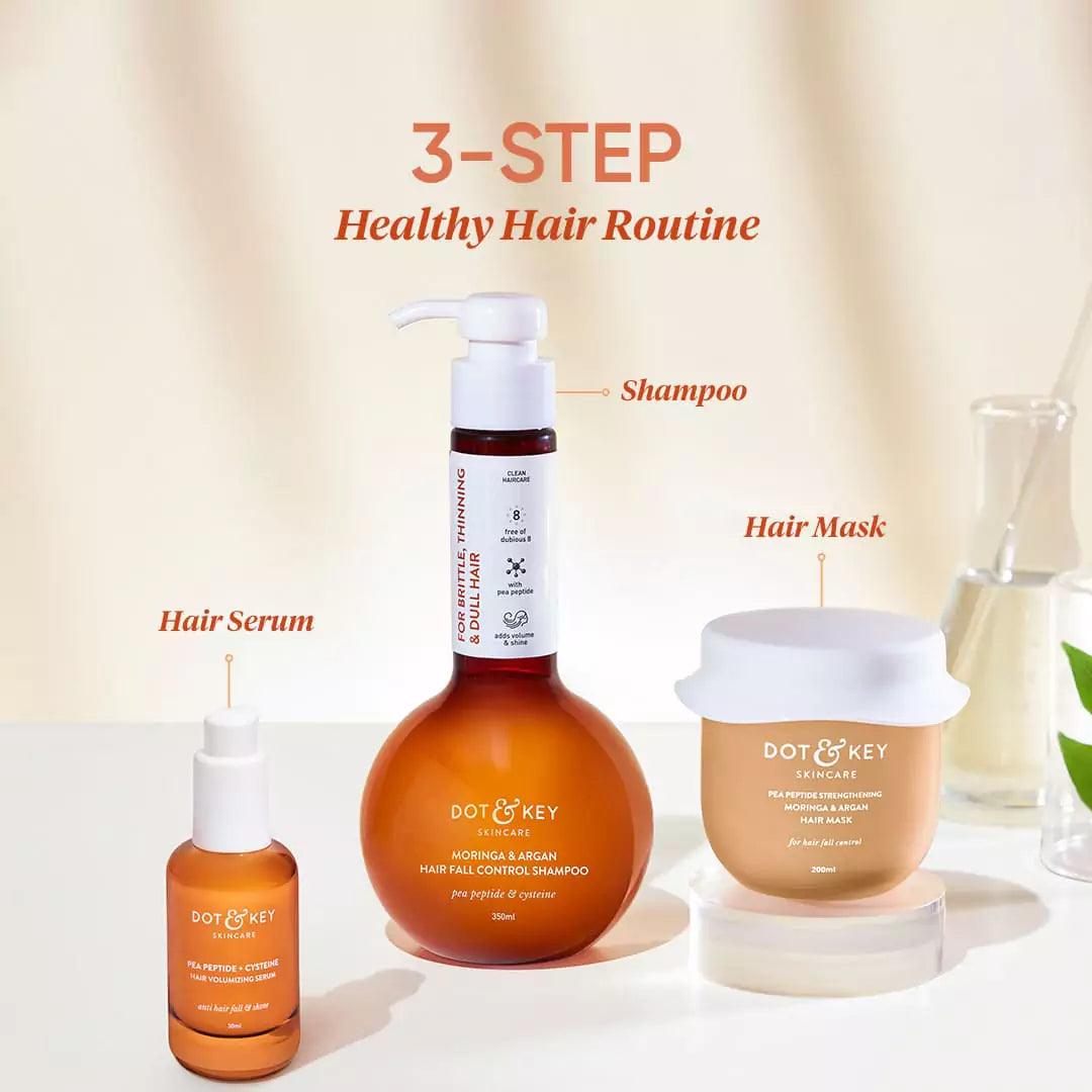 Dot & Key Moringa & Argan Oil Shampoo for Hair Fall Control | iBellaa