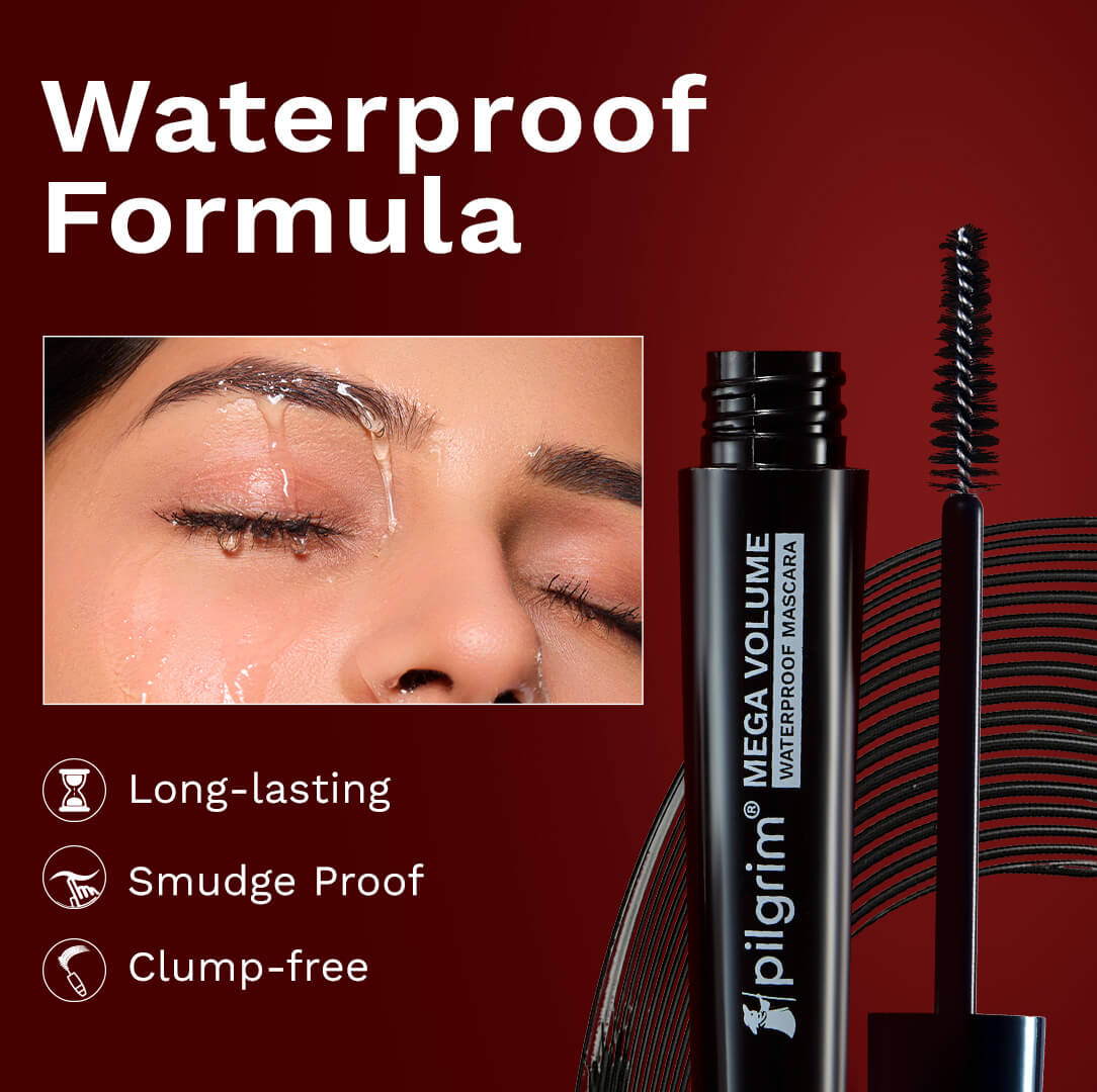 Pilgrim Mega Volume Waterproof Mascara | 5 ml | iBellaa