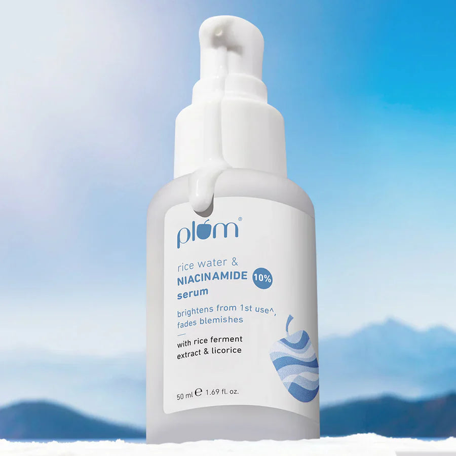 Plum 10% Niacinamide Face Serum with Rice Water | iBellaa
