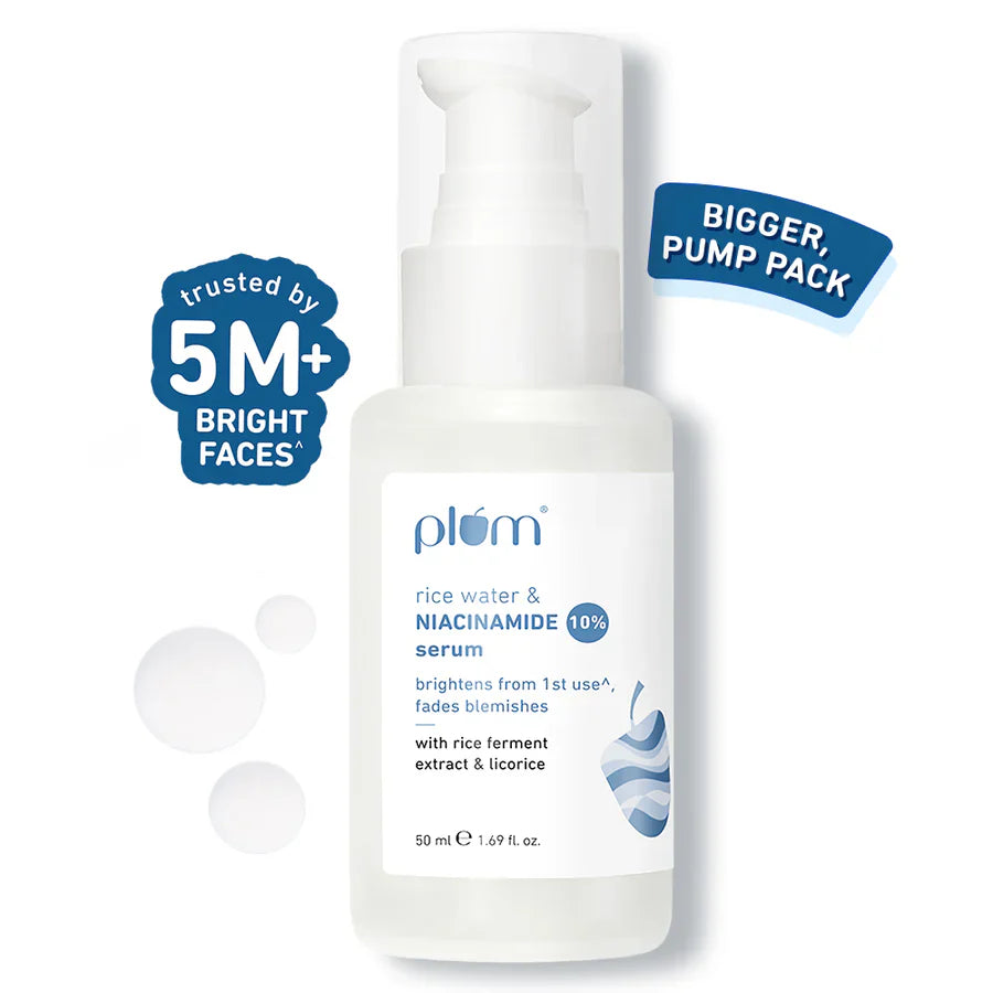 Plum 10% Niacinamide Face Serum with Rice Water | iBellaa