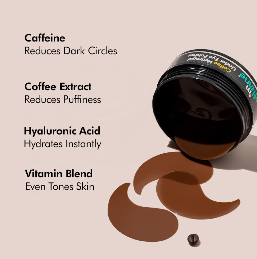 mCaffeine Coffee Hydrogel Under Eye Patches - 15 Pairs | iBellaa