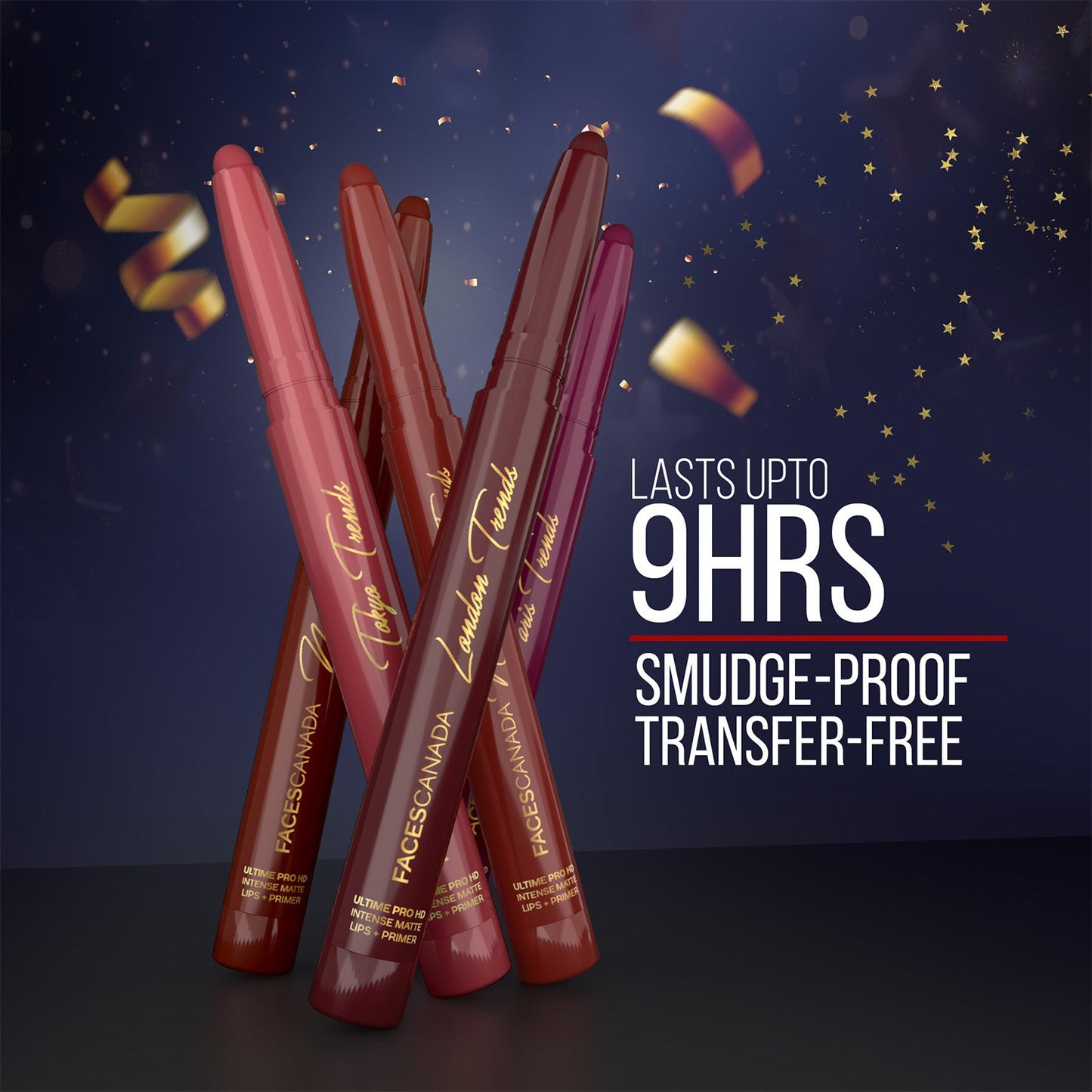 Faces Canada Ultime Pro HD Intense Matte Lips + Primer | 13 g | iBellaa