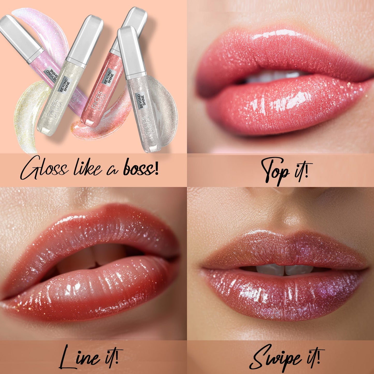 Faces Canada Beyond Shine Lip Gloss | 3 ml | iBellaa