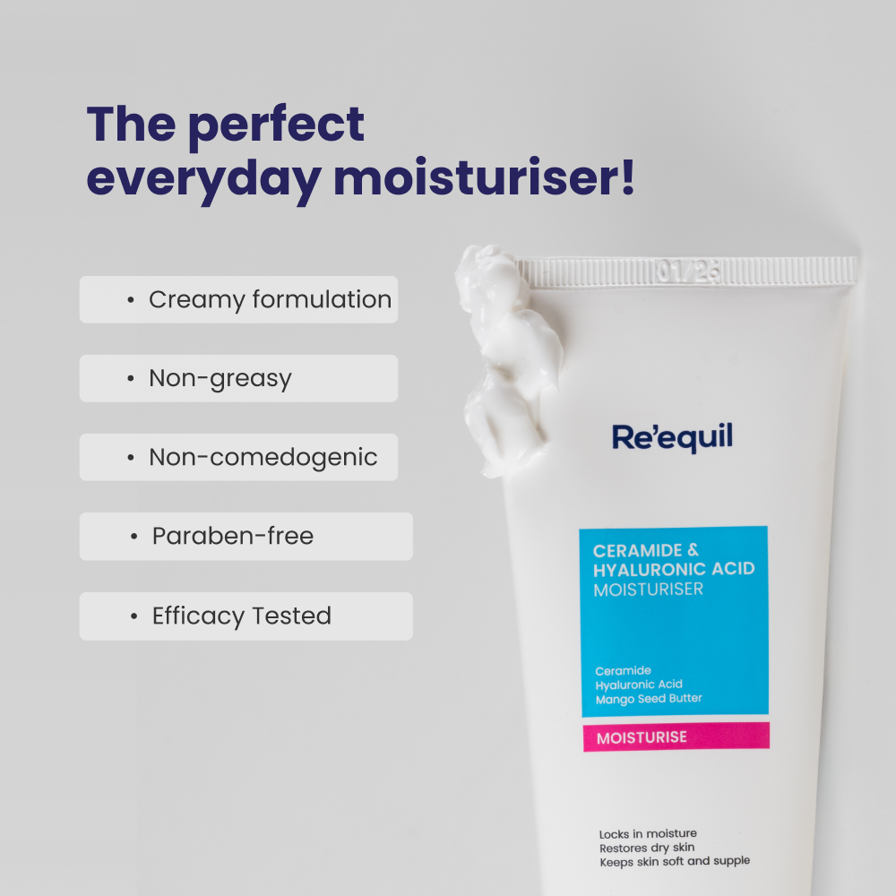 Re'equil Ceramide & Hyaluronic Acid Moisturiser | 100 g | iBellaa