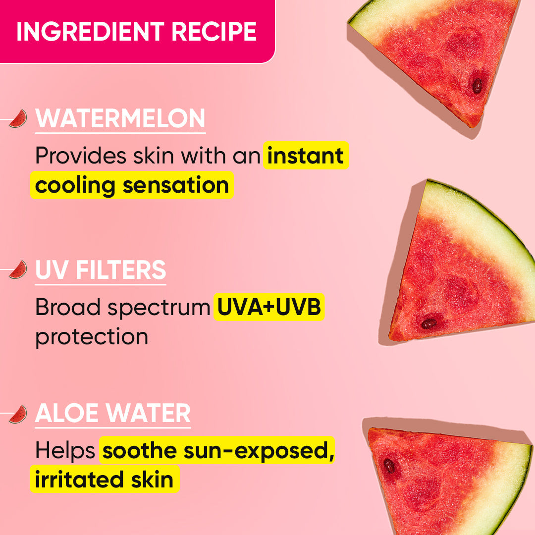 Dot & Key Watermelon Cooling Body Sunscreen Spray SPF 40+ PA+++ | 110 ml | iBellaa