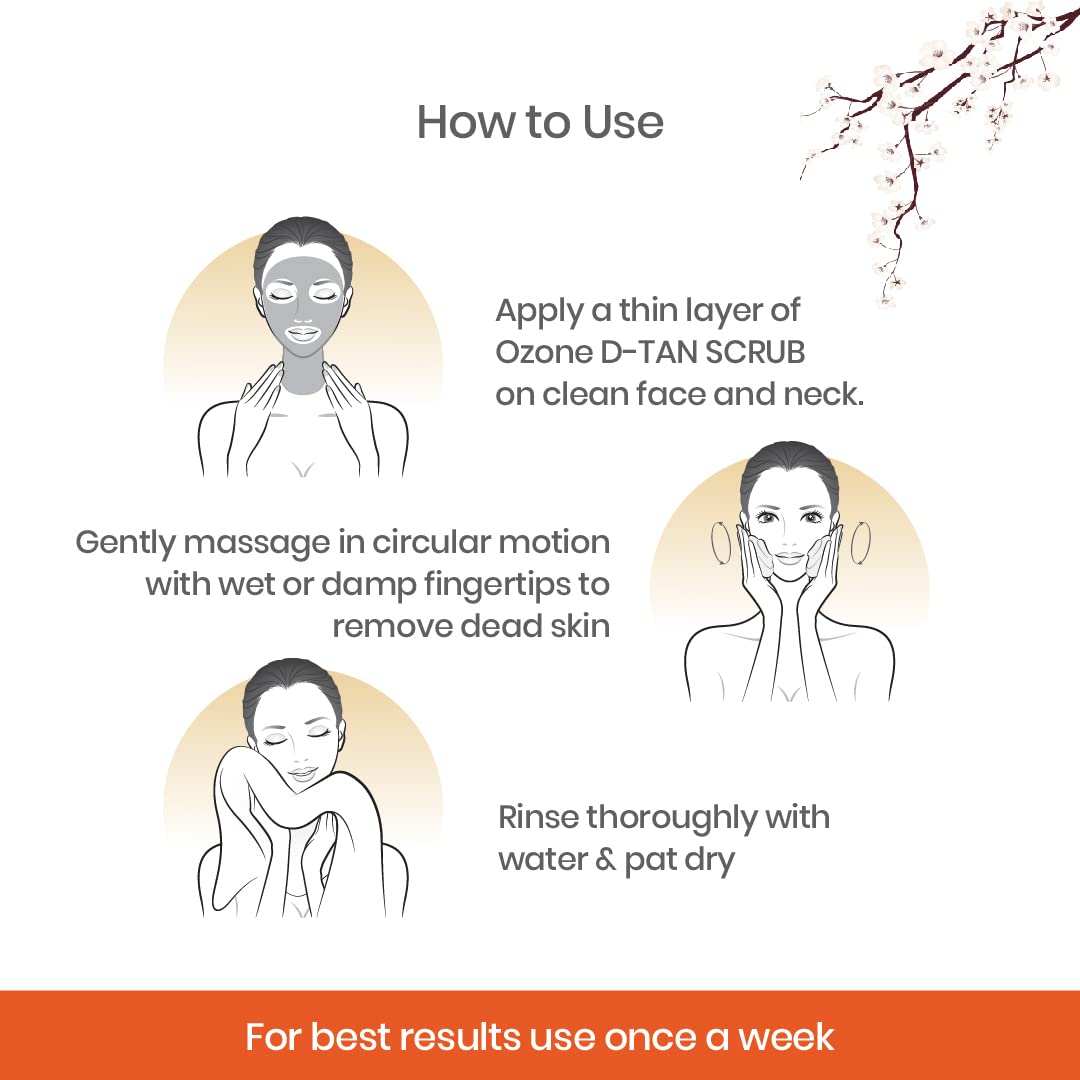 Ozone D-Tan Scrub | 100 g | iBellaa