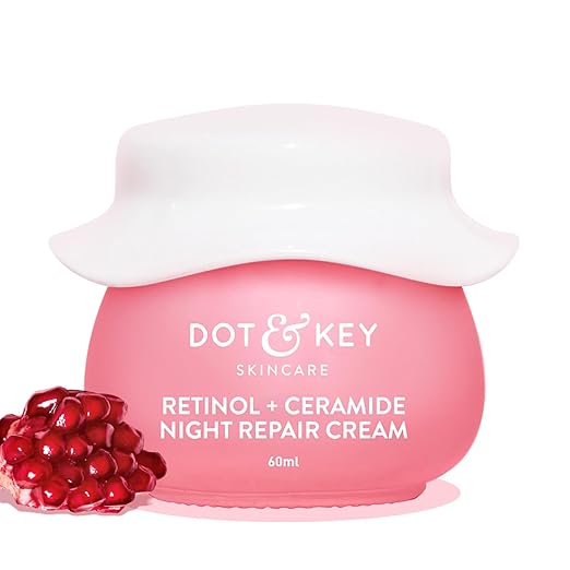 DOT & KEY Retinol + Ceramide Night Cream for Fine Lines & Wrinkles | 60 ml | iBellaa