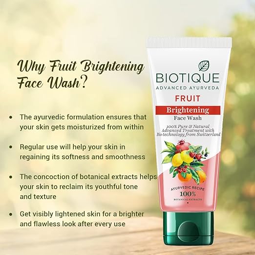 Biotique Fruit Brightening Face Wash | iBellaa