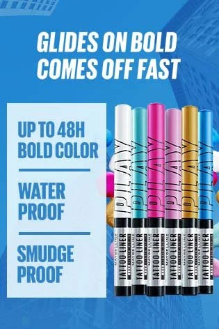 Maybelline New York Tattoo Play Liner 48H Liquid Eyeliner | iBellaa