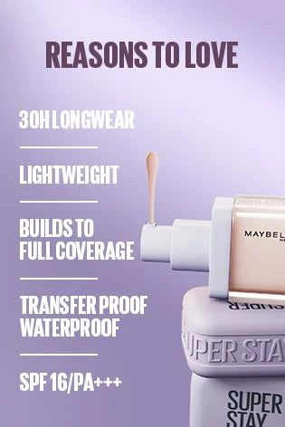 Maybelline New York Super Stay Lumi Matte Foundation | iBellaa