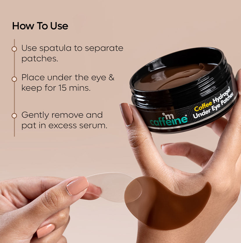 mCaffeine Coffee Hydrogel Under Eye Patches - 15 Pairs | iBellaa