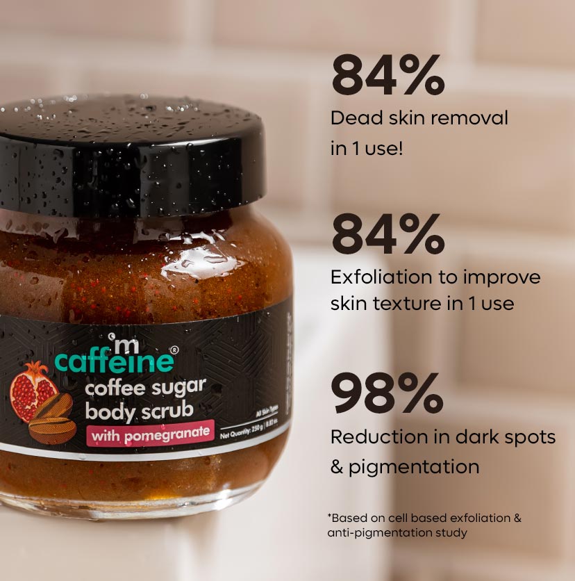 Coffee Sugar Body Scrub Dead Skin Removal