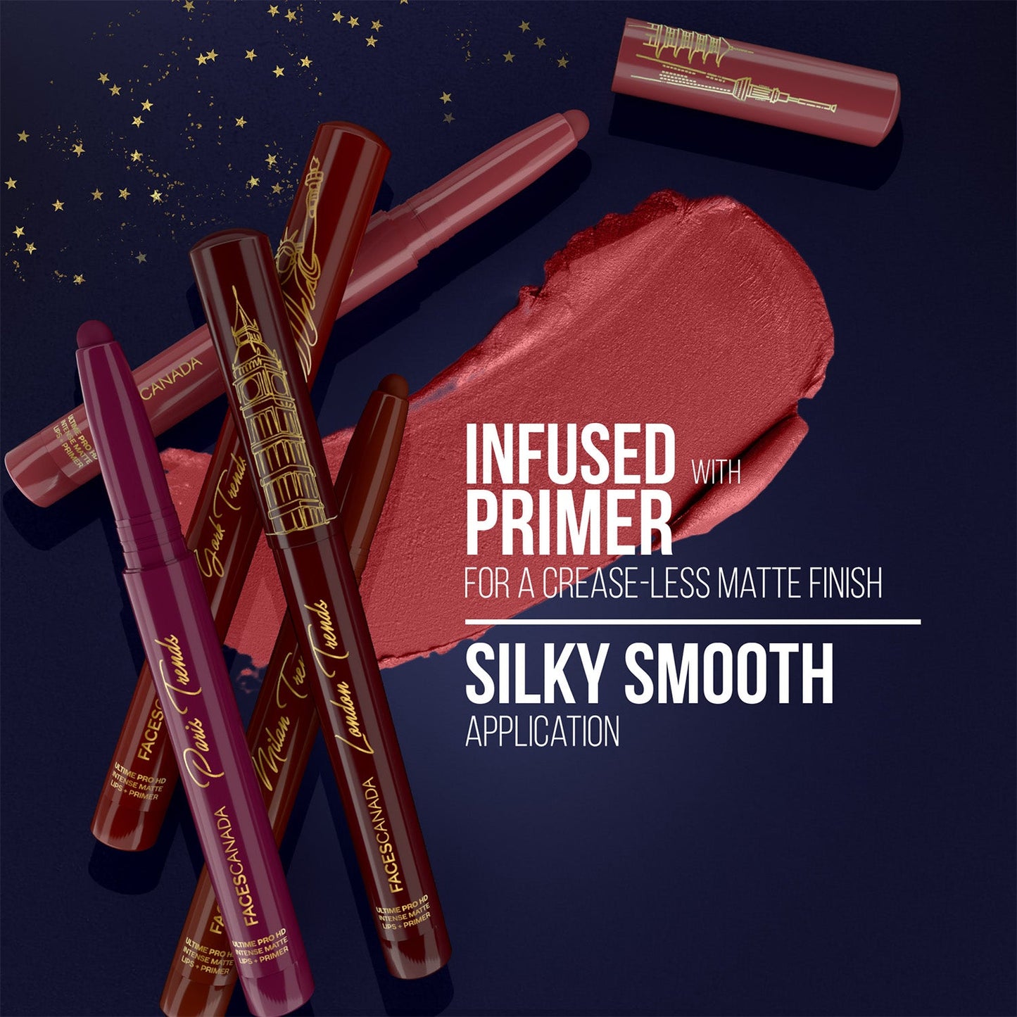 Faces Canada Ultime Pro HD Intense Matte Lips + Primer | 13 g | iBellaa