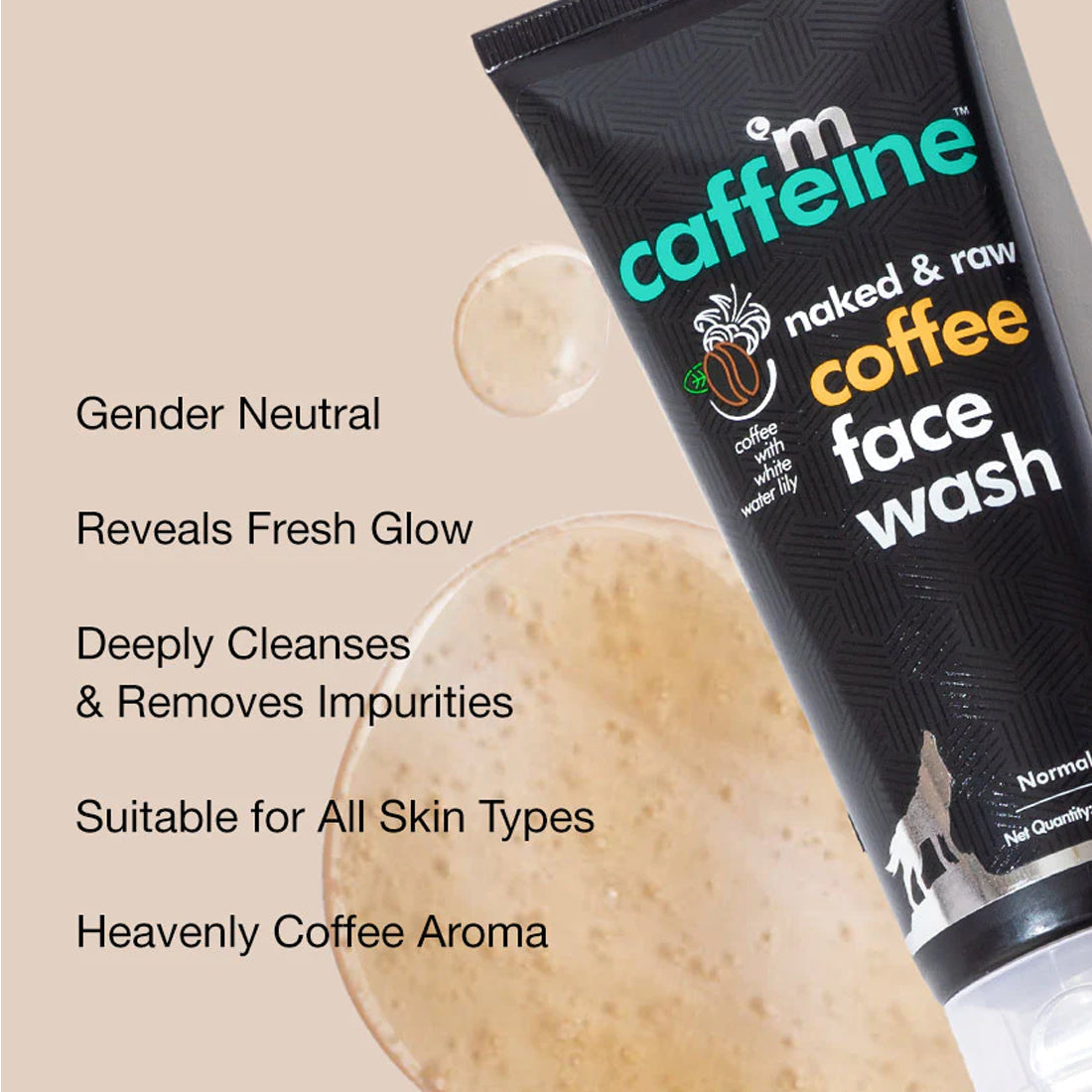 mCaffeine Coffee Face Wash - 75ml | iBellaa