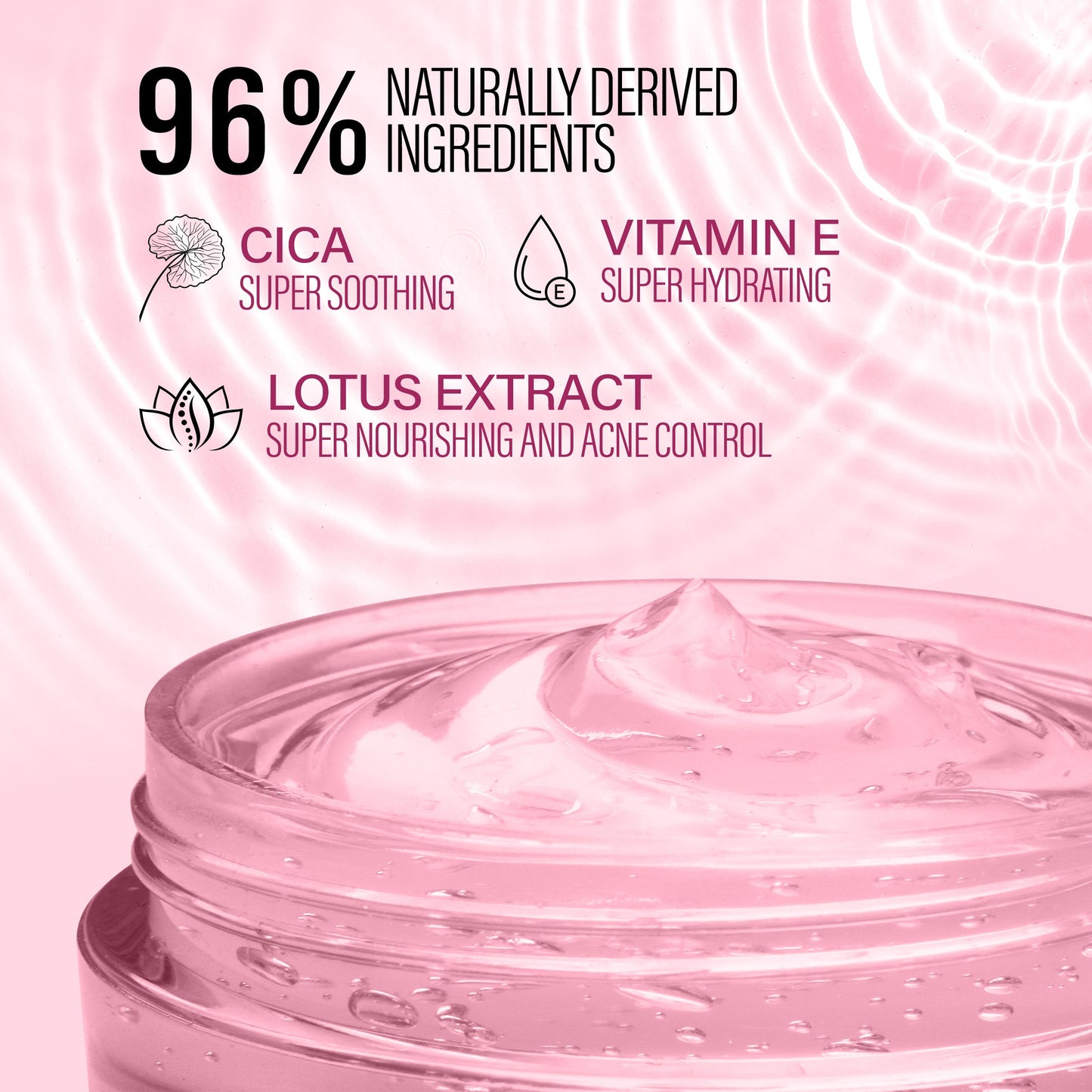 Faces Canada Pink Aloe Vera Oil-Free Day Gel | 15 g | iBellaa