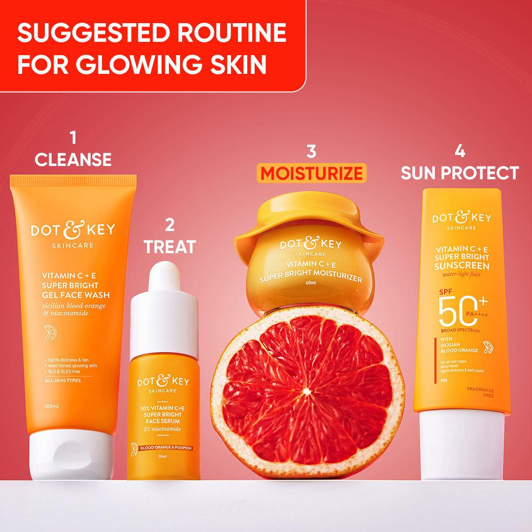 DOT & KEY Vitamin C + E Moisturizer for Glowing Skin | 60 ml | iBellaa