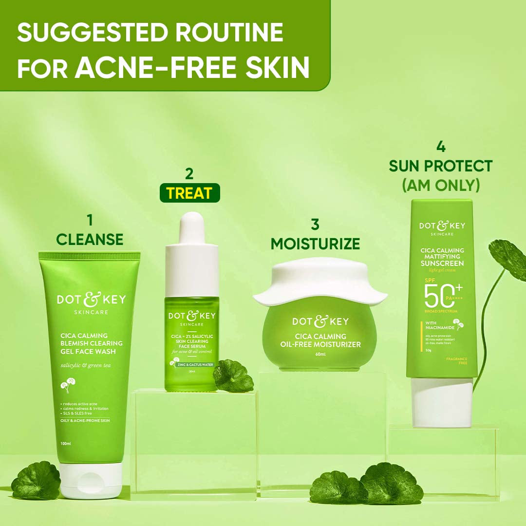 DOT & KEY Cica + 2% Salicylic Acid Serum for Acne & Oil Control | iBellaa