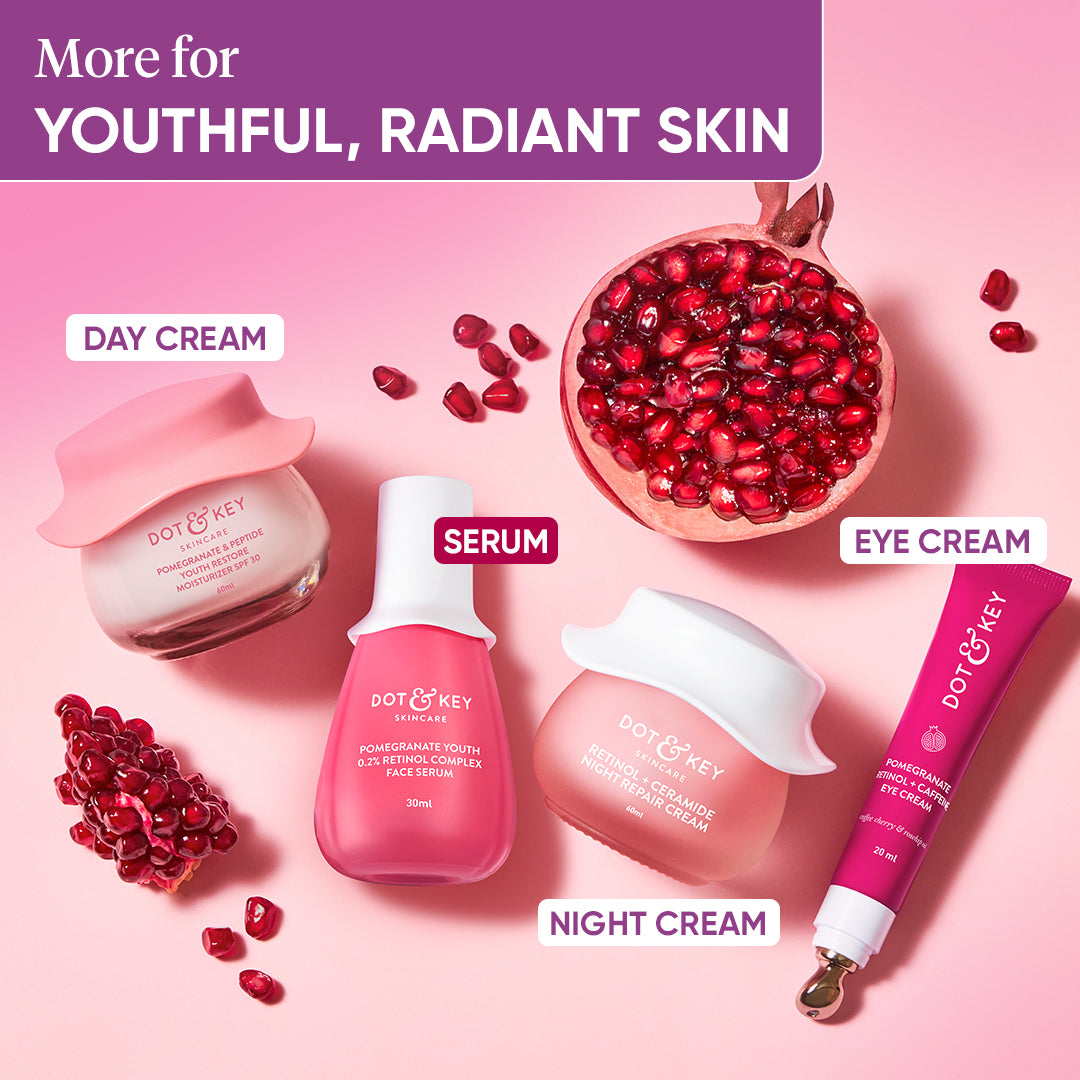 DOT & KEY Pomegranate Youth 0.2% Retinol Complex Face Serum | 30 ml | iBellaa