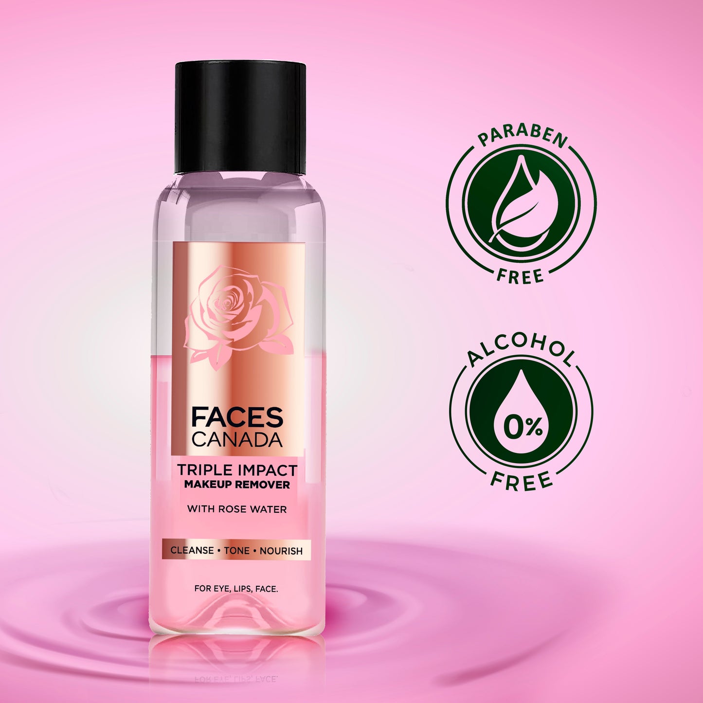 Faces Canada Triple Impact Makeup Remover | 120 ml | iBellaa