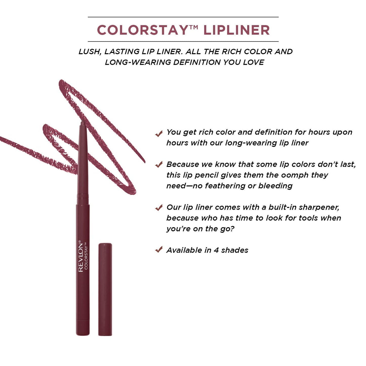 Revlon ColorStay Longwear Lip Liner | 0.28 g | iBellaa