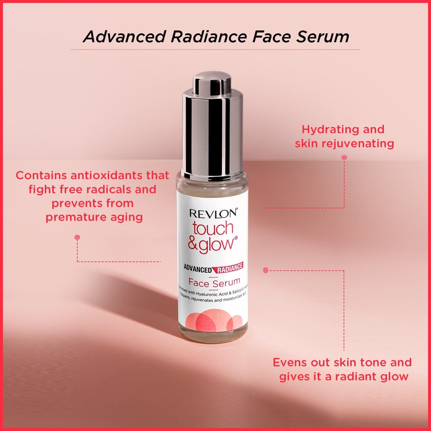 Revlon Touch & Glow Advanced Radiance Face Serum | 50 ml | iBellaa