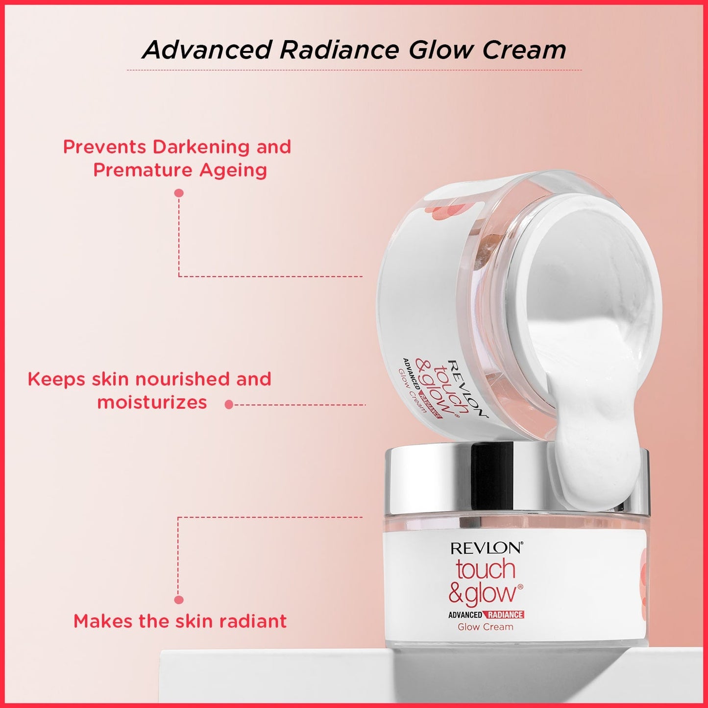 Revlon Touch & Glow Advanced Radiance Glow Cream | 50 g | iBellaa