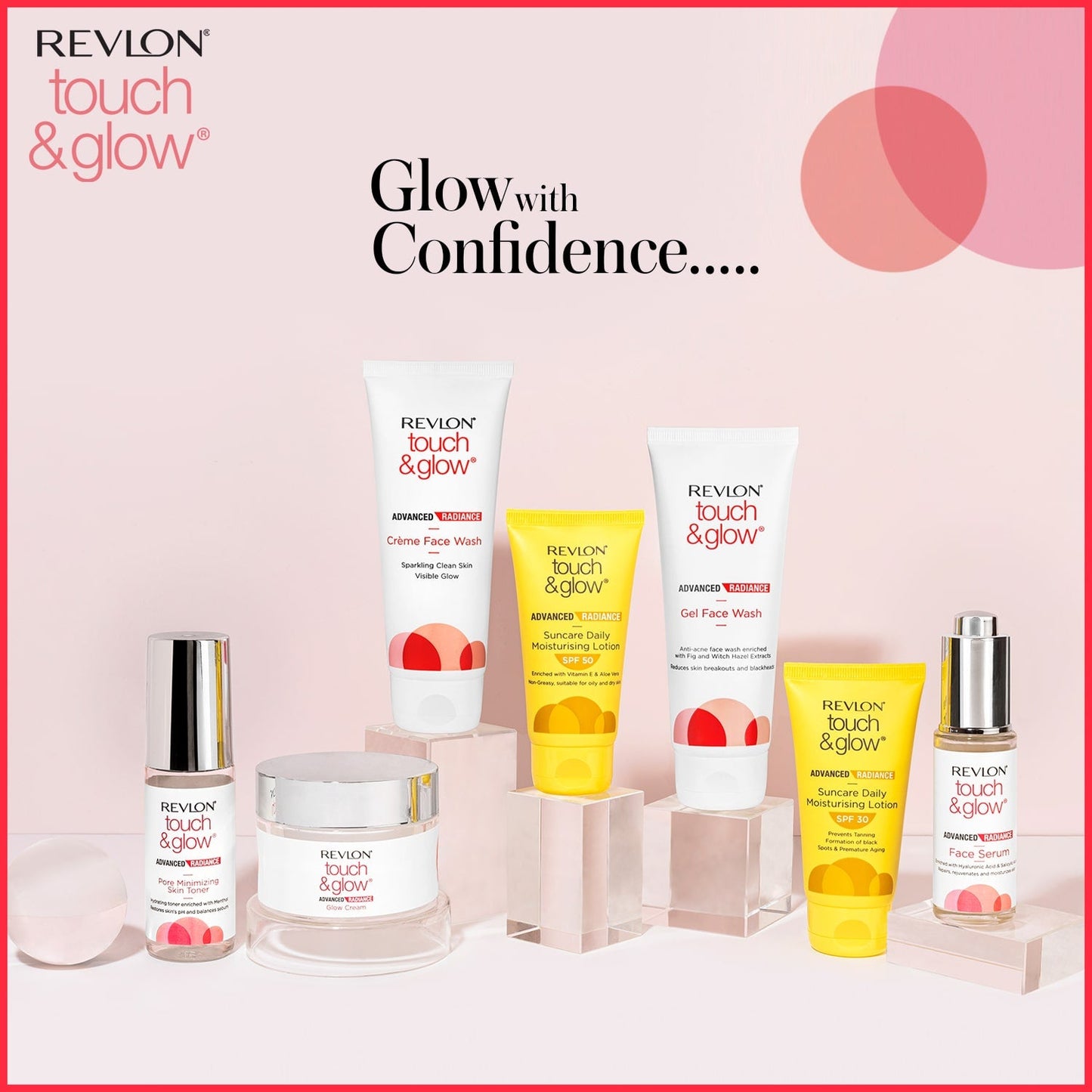 Revlon Touch & Glow Advanced Radiance Glow Cream | 50 g | iBellaa
