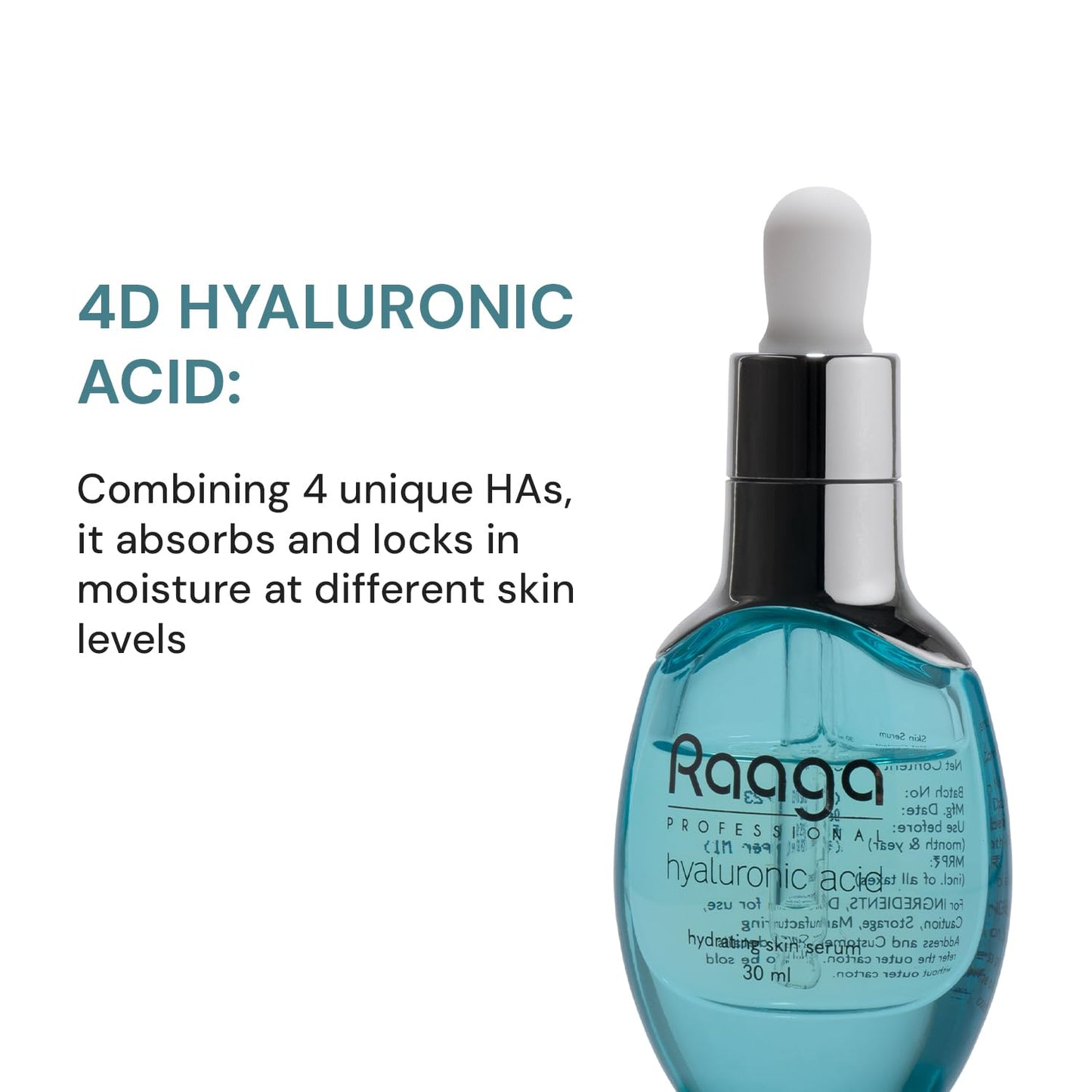 Raaga Professional Hydrating Face Serum With Hyaluronic Acid and Niacinamide | 30ml | iBellaa