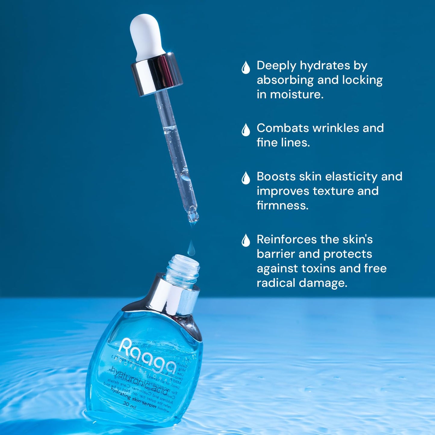 Raaga Professional Hydrating Face Serum With Hyaluronic Acid and Niacinamide | 30ml | iBellaa