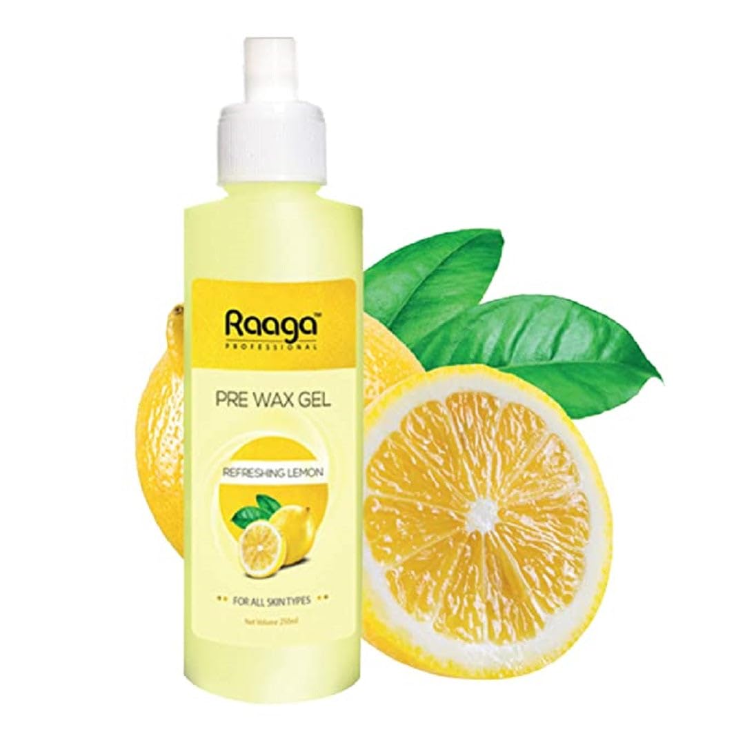 Raaga Professional Pre Wax Gel with Refreshing Lemon and Cocoa Butter (250 ml) | iBellaa