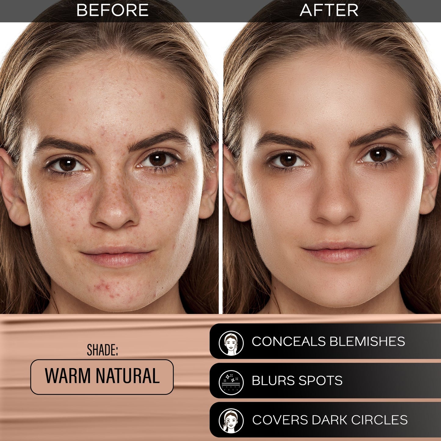 Faces Canada 3 in 1 All Day Hydra Matte Mini Foundation | 15 ml | iBellaa